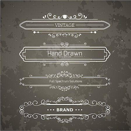 simsearch:400-08263647,k - Monogram  luxury logo template with flourishes calligraphic elegant ornament elements. Luxury elegant design for cafe, restaurant, boutique, hotel, shop, store, heraldic, jewelry, fashion Stock Photo - Budget Royalty-Free & Subscription, Code: 400-08195595