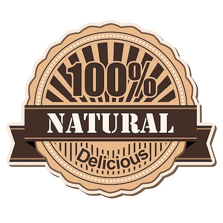 simsearch:400-06091446,k - label Natural; vintage style design Stock Photo - Budget Royalty-Free & Subscription, Code: 400-08195590