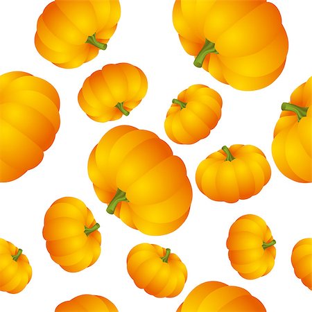 simsearch:400-05709481,k - image of pumpkin repeated on white background. vector illustartion Stock Photo - Budget Royalty-Free & Subscription, Code: 400-08195923