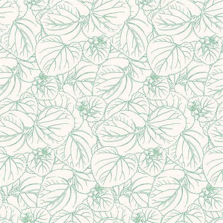 simsearch:400-07836785,k - Monochrome seamless pattern with flowers and leaves.  Vector illustration. Stock Photo - Budget Royalty-Free & Subscription, Code: 400-08196212