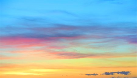summer light abstract - Gradual sunset sky in spring time Stock Photo - Budget Royalty-Free & Subscription, Code: 400-08196388