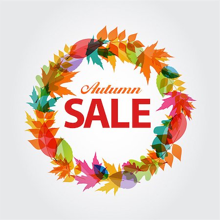 simsearch:400-04906513,k - Autumn Sale Concept Vector Illustration EPS10 Photographie de stock - Aubaine LD & Abonnement, Code: 400-08196698