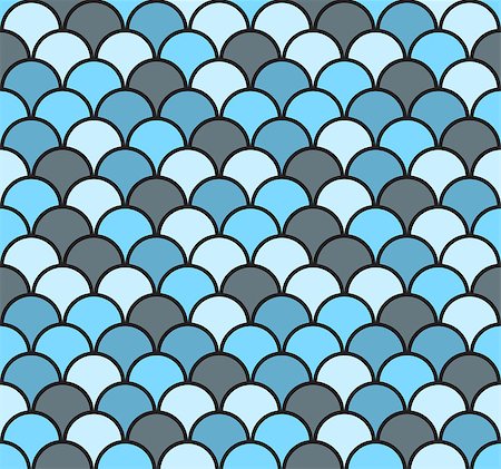 simsearch:400-08097395,k - Seamless Fish Scale Pattern Vector Illustration EPS10 Photographie de stock - Aubaine LD & Abonnement, Code: 400-08196704