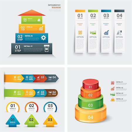 set of infographic templates Stock Photo - Budget Royalty-Free & Subscription, Code: 400-08197256