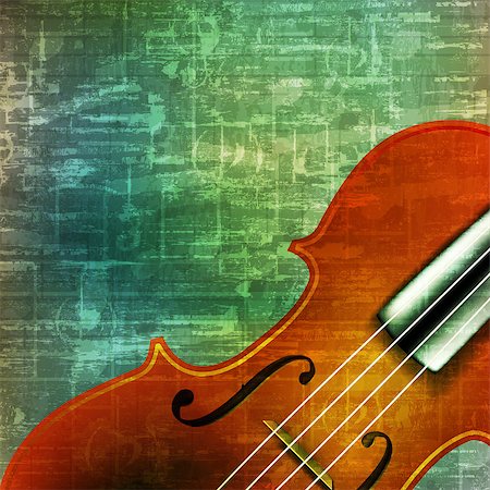 simsearch:400-04617342,k - abstract music grunge vintage background violin vector illustration Stock Photo - Budget Royalty-Free & Subscription, Code: 400-08197987