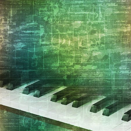 simsearch:400-04617342,k - abstract music grunge vintage background with piano keys vector illustration Stock Photo - Budget Royalty-Free & Subscription, Code: 400-08197991