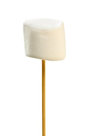 roasting marshmallows - Isolated closeup of marshmallow on a wooden skewer Stock Photo - Budget Royalty-Free & Subscription, Code: 400-08198752