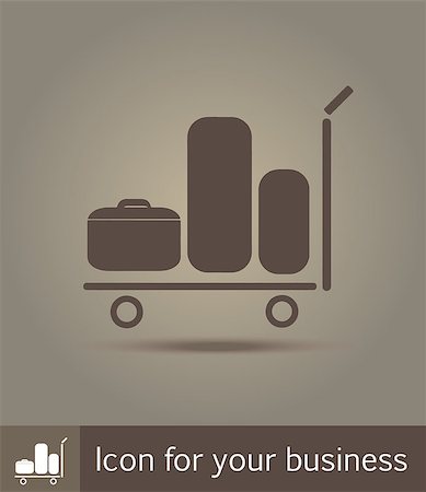 simsearch:400-08816953,k - Vector icon. Flat line icon illustration. Cart. Stock Photo - Budget Royalty-Free & Subscription, Code: 400-08198830