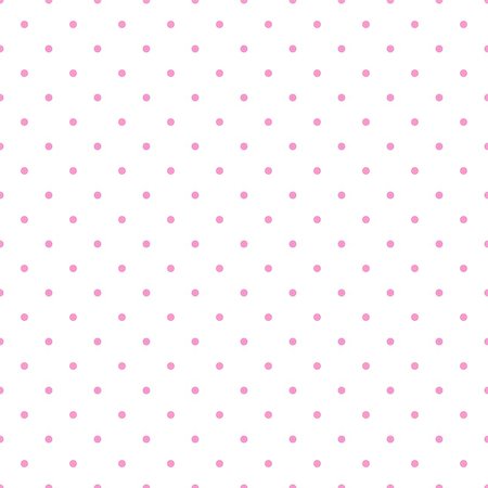 Tile vector pattern with pink polka dots on white background for seamless decoration wallpaper Stock Photo - Budget Royalty-Free & Subscription, Code: 400-08199250