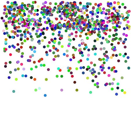 simsearch:400-08157483,k - Colorful Falling Confetti Isolated on White Background Fotografie stock - Microstock e Abbonamento, Codice: 400-08199587