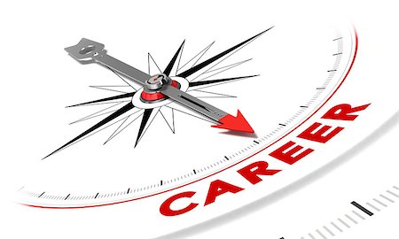simsearch:400-08184863,k - Compass with needle pointing the word career. Conceptual illustration suitable for motivation purpose or job search. Photographie de stock - Aubaine LD & Abonnement, Code: 400-08190122