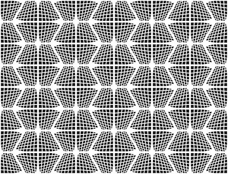simsearch:400-08051059,k - Design seamless monochrome checked hexagon pattern. Abstract grid textured background. Vector art Foto de stock - Royalty-Free Super Valor e Assinatura, Número: 400-08190282