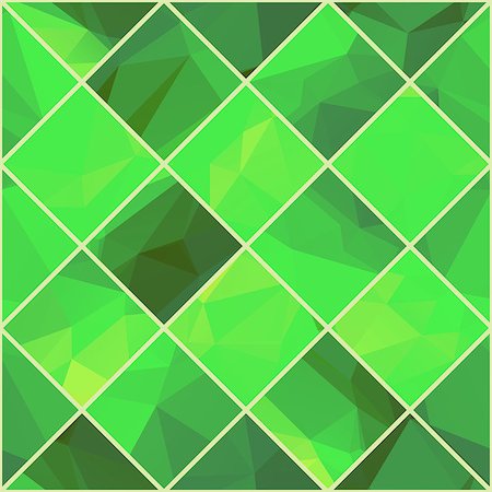 extezy (artist) - Abstract Geometric colorful background. Light green polygonal pattern. Vector mosaik Fotografie stock - Microstock e Abbonamento, Codice: 400-08190900