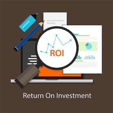 roi - ROI Return on of investment business plan Fotografie stock - Microstock e Abbonamento, Codice: 400-08190911