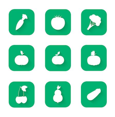 simsearch:400-07754604,k - Vector illustration of Modern flat icons - a healthy lifestyle, proper nutrition. Stock Photo - Budget Royalty-Free & Subscription, Code: 400-08191264