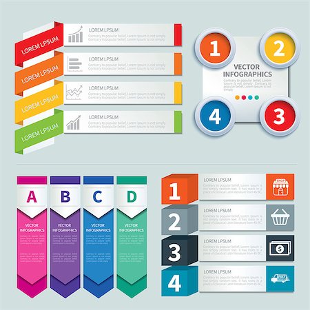 set of infographic templates Stock Photo - Budget Royalty-Free & Subscription, Code: 400-08191314