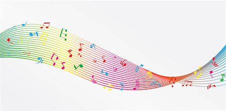 simsearch:400-07486457,k - vector illustration of musical notes background Stock Photo - Budget Royalty-Free & Subscription, Code: 400-08192126