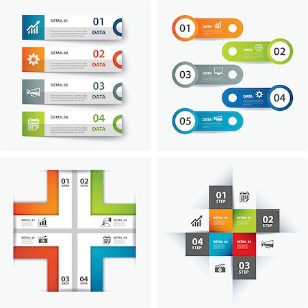set of infographic templates Stock Photo - Budget Royalty-Free & Subscription, Code: 400-08192854