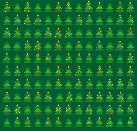 studio023 (artist) - Green Christmas wrapping on small images with a Christmas theme Foto de stock - Super Valor sin royalties y Suscripción, Código: 400-08193073