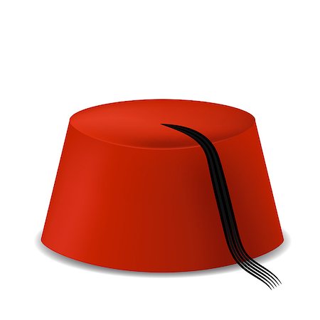 Red Turkish Hat Isolated on White Background Stock Photo - Budget Royalty-Free & Subscription, Code: 400-08193281