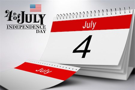 date pride - Independence day graphic against grey background Stock Photo - Budget Royalty-Free & Subscription, Code: 400-08200498