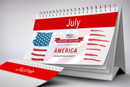 date pride - Independence day graphic against grey background Stock Photo - Budget Royalty-Free & Subscription, Code: 400-08200490