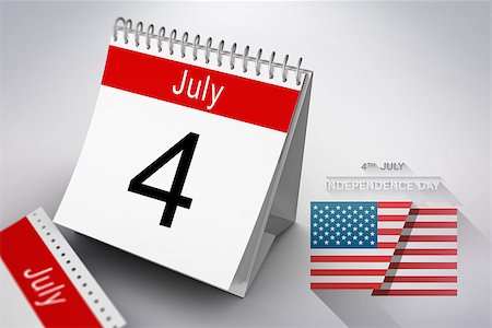 date pride - Independence day graphic against grey background Stock Photo - Budget Royalty-Free & Subscription, Code: 400-08200491