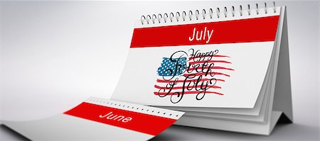 date pride - Independence day graphic against grey background Stock Photo - Budget Royalty-Free & Subscription, Code: 400-08200505