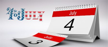 date pride - Independence day graphic against grey background Stock Photo - Budget Royalty-Free & Subscription, Code: 400-08200507