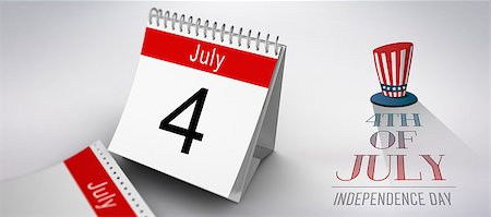 date pride - Independence day graphic against grey background Stock Photo - Budget Royalty-Free & Subscription, Code: 400-08200509