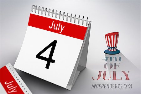 date pride - Independence day graphic against grey background Stock Photo - Budget Royalty-Free & Subscription, Code: 400-08200502