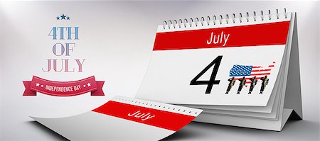 date pride - Independence day graphic against grey background Stock Photo - Budget Royalty-Free & Subscription, Code: 400-08200526