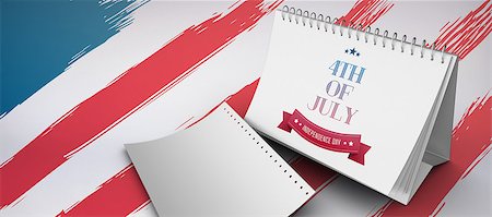 date pride - Independence day graphic against grey background Stock Photo - Budget Royalty-Free & Subscription, Code: 400-08200520