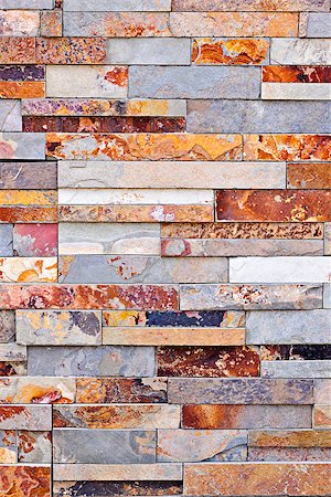 Background of natural slate stone veneer wall Stock Photo - Budget Royalty-Free & Subscription, Code: 400-08224001