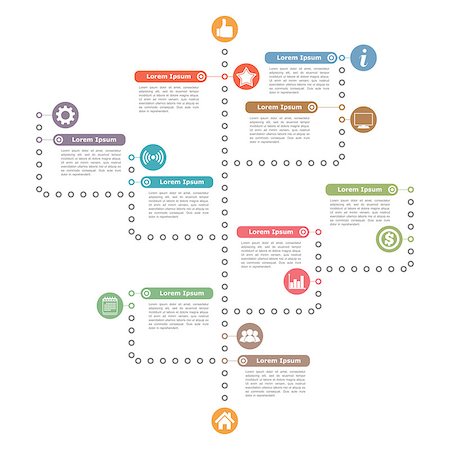 process - Tree diagram template, vector eps10 illustration Stock Photo - Budget Royalty-Free & Subscription, Code: 400-08225044