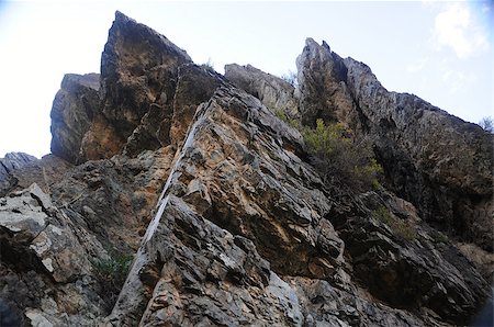 mountain sharp spiky rock peaks for climbing Foto de stock - Royalty-Free Super Valor e Assinatura, Número: 400-08225127