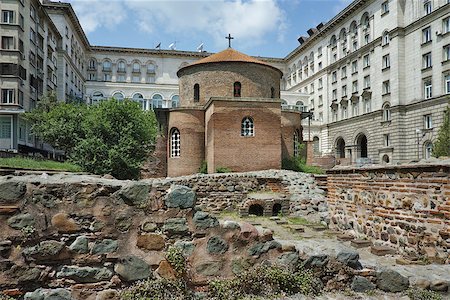 rotunda - ancient church of St. George - Sofia, Bulgaria Stock Photo - Budget Royalty-Free & Subscription, Code: 400-08221694