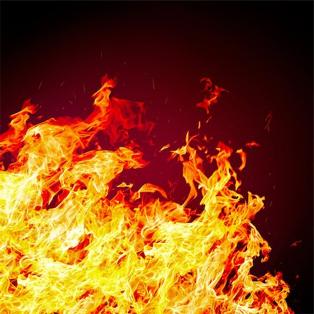 simsearch:400-07032466,k - Fire flames background Stock Photo - Budget Royalty-Free & Subscription, Code: 400-08221739