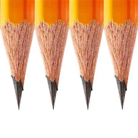 simsearch:400-04046903,k - macro simple pencil isolated on white background Photographie de stock - Aubaine LD & Abonnement, Code: 400-08222222