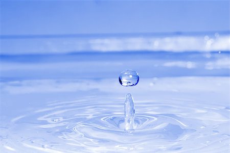 simsearch:670-03734305,k - image of a nice water drop, close up, blue color Stock Photo - Budget Royalty-Free & Subscription, Code: 400-08222865