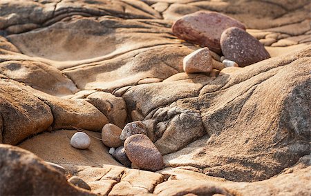 simsearch:400-08793800,k - the small stones on a Sandstone Rock Stock Photo - Budget Royalty-Free & Subscription, Code: 400-08223711