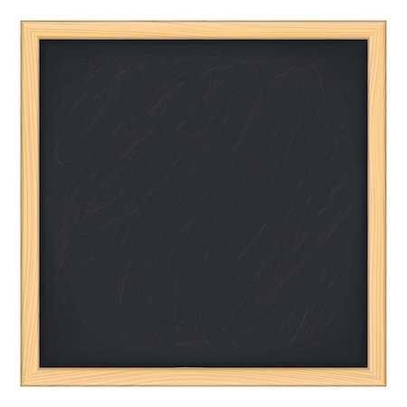 simsearch:400-08043578,k - Black blackboard on white background, vector eps10 illustration Stock Photo - Budget Royalty-Free & Subscription, Code: 400-08223914