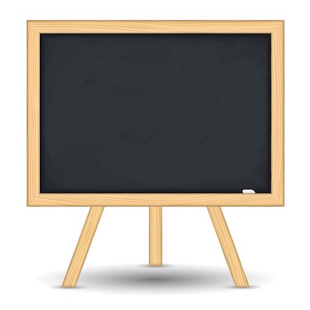 simsearch:400-08043578,k - Blackboard on white background, vector eps10 illustration Stock Photo - Budget Royalty-Free & Subscription, Code: 400-08223924