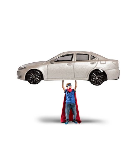 simsearch:400-08111584,k - Superhero can lift a car with powers Photographie de stock - Aubaine LD & Abonnement, Code: 400-08254735