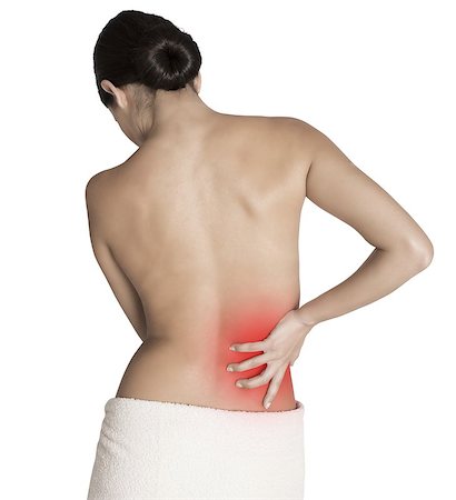 skin disease - Woman with back pain for a contracture Stock Photo - Budget Royalty-Free & Subscription, Code: 400-08256200