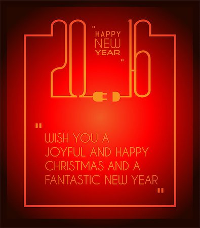 simsearch:400-08262734,k - 2016 Happy New Year Background for your Christmas dinner invitations, festive posters, restaurant menu cover, book cover,promotional depliant, Elegant greetings cards and so on. Stockbilder - Microstock & Abonnement, Bildnummer: 400-08256357