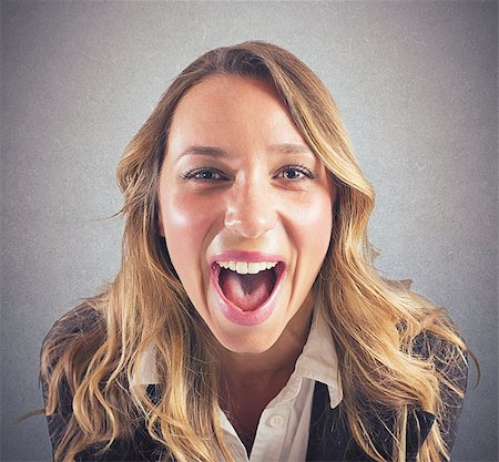 simsearch:400-09030070,k - Portrait of a stressed businesswoman that screams Foto de stock - Super Valor sin royalties y Suscripción, Código: 400-08256402
