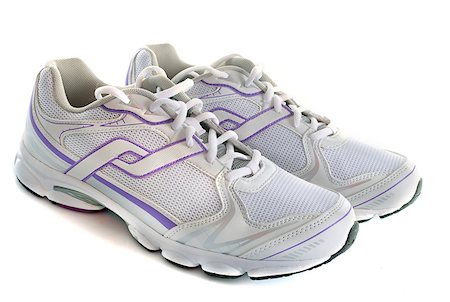 simsearch:400-07995083,k - trainers shoes in front of white background Stock Photo - Budget Royalty-Free & Subscription, Code: 400-08256948