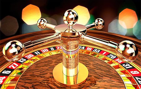 simsearch:400-07832442,k - 3D rendering of a roulette Stock Photo - Budget Royalty-Free & Subscription, Code: 400-08257787
