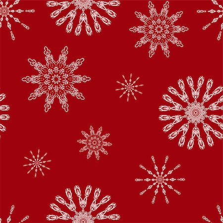 simsearch:400-07215586,k - Christmas seamless background with snowflakes. Illustration can be copied without any seams. Vector eps10.  Original background good for cards, posters, web design, textile print, banners etc. Stock Photo - Budget Royalty-Free & Subscription, Code: 400-08257889